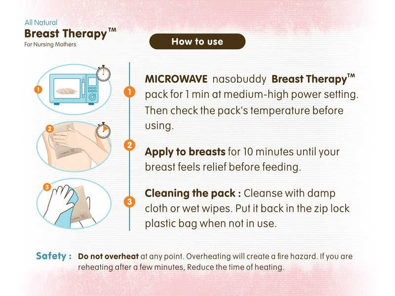 Nasobuddy Breastfeeding Essential Combo Great Value Pack for Nursing Mothers with The nasobuddy All Natural Breast Therapy + Nipple HEALERS Included. - Image 3