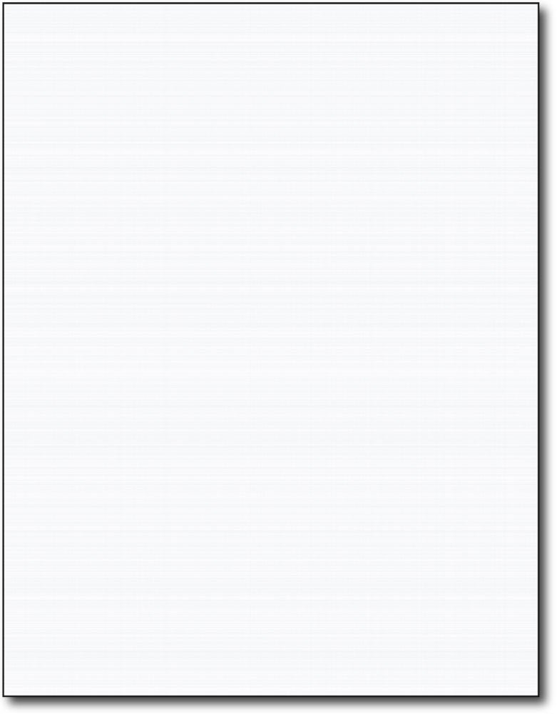 Desktop Publishing Supplies Heavyweight Linen Textured Cardstock - 50 Sheets - Blank Thick Paper for Inkjet/Laser Printers (White) - Image 4