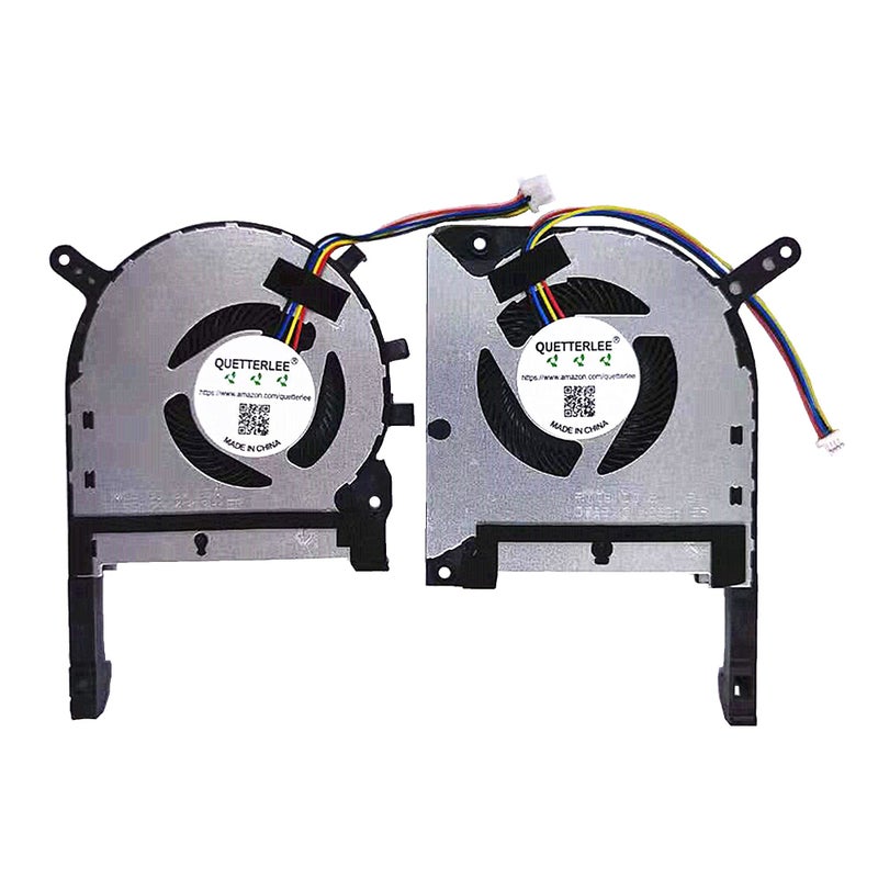 QUETTERLEE CPU GPU Cooling Fan for ASUS TUF FX505DT FX505 FX505DD FX95 FX705DU FX705DD FX705DT FX95G FX86 ZX86 FX86FE FX86SM FZ86F FX95D FX705G FX505D GE FA506 FX506 FX506LU FX706 FA706 Series Fan - Image 3