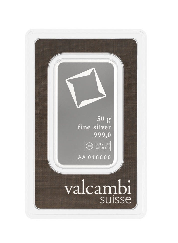 فالكامبي سبيكة فضة فالكامبي بنقاء 999 بوزن 50 غرام - Image 1