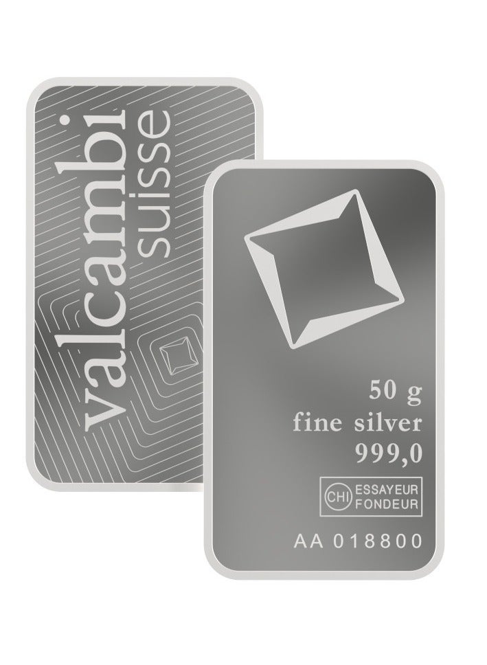فالكامبي سبيكة فضة فالكامبي بنقاء 999 بوزن 50 غرام - Image 5