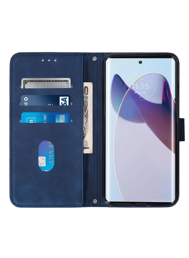 اس-توب جراب لهاتف Motorola Moto X30 Pro 5G جراب كروس بودي من الجلد المنقوش ثلاثي الأبعاد - Image 3