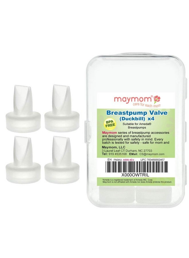 Maymom Duckbills Compatible With Ameda Mya Joy And Purely Yours Pumps Valves; Retail Packaging Factory Sealed  - Image 2
