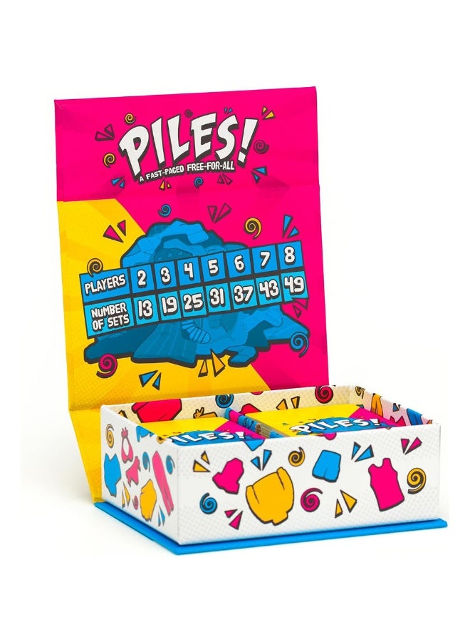 Piles! Fast-Paced Parent-Child Interactive Clothing Stacking Game - Image 2
