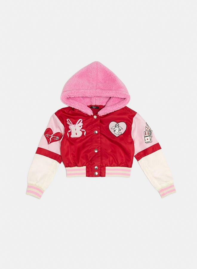 FOREVER 21 Girls Hooded Bunny Jacket (Kids)  - Image 1