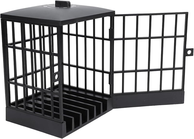 ZJchao Cell Phone Jail Lock Box Timer Smartphone Stand Holder Classroom Office Gadget All Black - Image 1