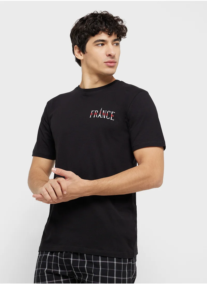 سفنتي فايف Nightwear T-Shirt & Shorts Sets