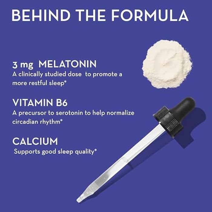 HUM Beauty zzZz Melatonin Sleep Supplement for Adults with Melatonin 3mg, Vitamin B6 and Calcium, Vegan, Gluten Free, Non GMO Sleep Support Tablets for Adults and Beauty Rest, 30 Vegan Tablets - Image 5