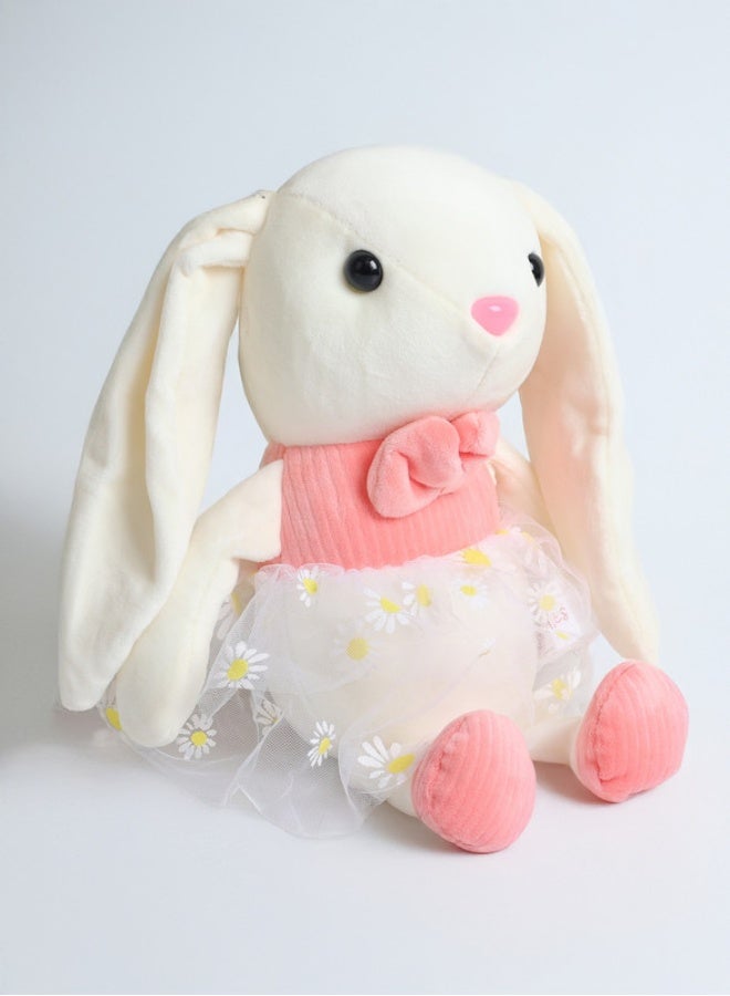 Cuddles Adorable Marshmallow Bunny Rabbit Plush Stuffed Animal Toy 20cm-Pink - Image 2