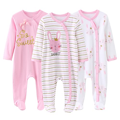 Ruliby New Born Clothes Cotton Layette Gift Outfit Set Baby Girl Clothing and Accessories 03 Months - Image 3