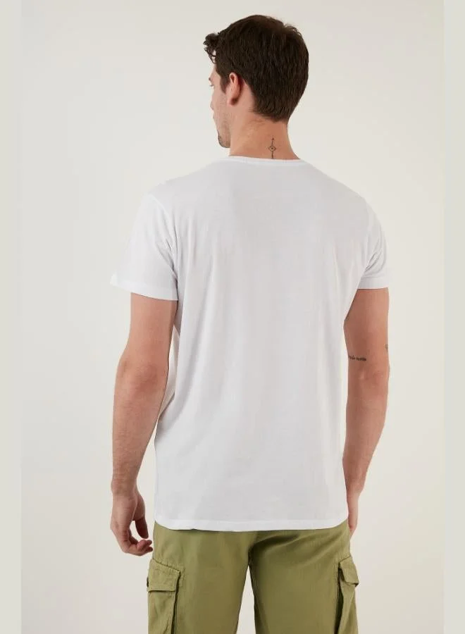 Buratti  Buratti Cotton Slim Fit Crew Neck T Shirt Men's T SHIRT 541TACTICAL for Men | Best Price UAE