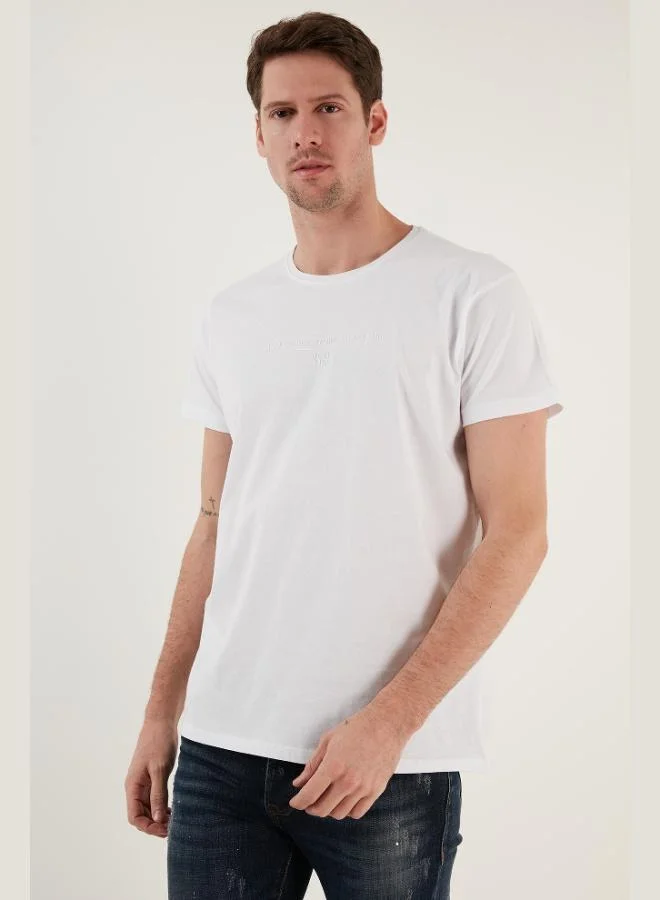 Buratti  Buratti Cotton Slim Fit Crew Neck T Shirt Men's T SHIRT 541TACTICAL for Men | Best Price UAE