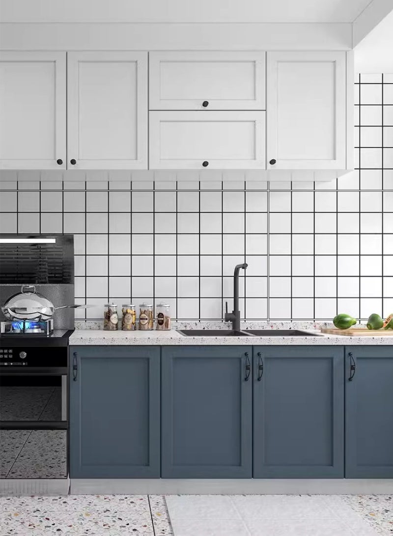 عنيد لفة واحدة من ورق جدران مقاوم للماء، ذاتي اللصق، مقاوم للزيوت والحرارة، مناسب لأسطح العمل والخزائن والأثاث، قابل للإزالة، مثالي لتجديد المنزل (60 × 500 سم) - Image 2