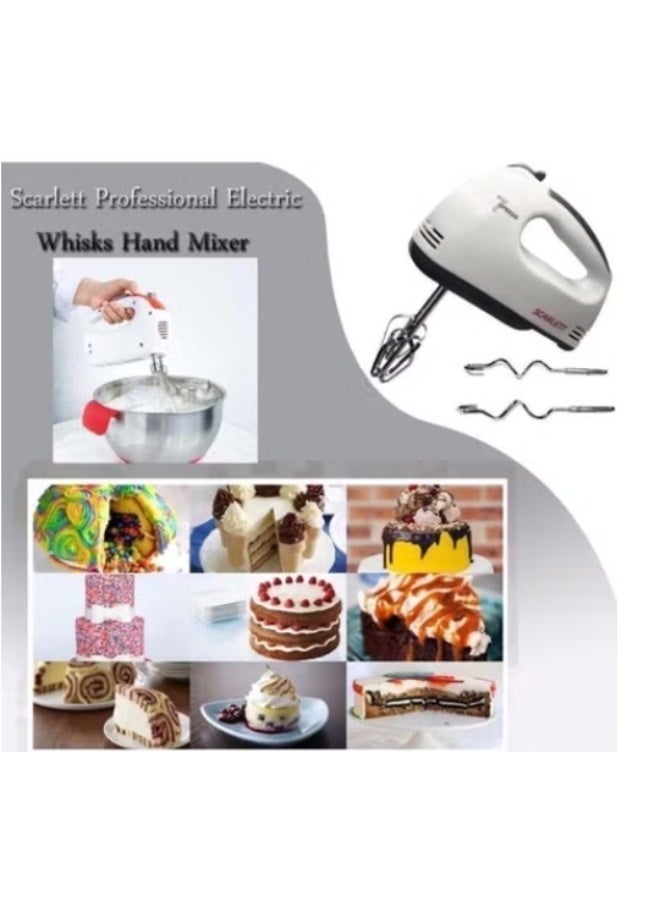 Scarlett 7-Speed Handheld Electric Egg Beater – Your Smart and Ideal Assistant in Every Kitchen - Image 4
