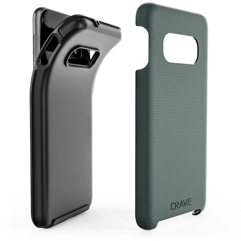 Crave Dual Guard for Samsung Galaxy S10e Case, Shockproof Protection Dual Layer- Forest Green - Image 3