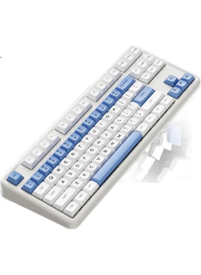 Ikbc Z300 Sky Blue Cherry Mechanical Keyboard Wired Gaming Office Keyboard 87 Keys Blue Switch - Image 2