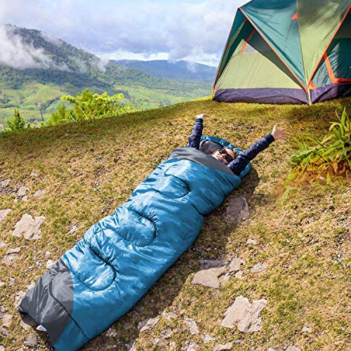 tuphen- Sleeping Bags for Adults Kids Boys Girls Backpacking Hiking Camping Microfiber Liner, Cold Warm Weather 4 Seasons Winter, Fall, Spring, Summer, Indoor Outdoor Use, Lightweight & Waterproof - Image 5