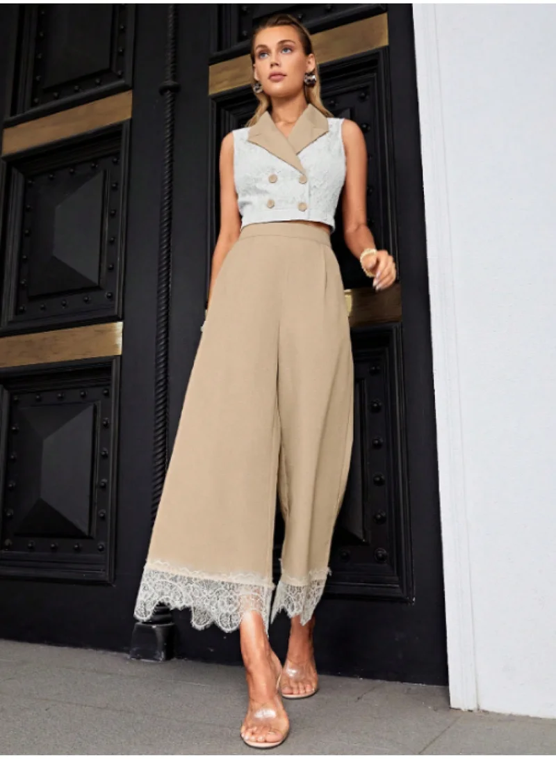 SIMPLEE Women's 2-Piece Outfit Set - Matching Top & Pants for Stylish Look