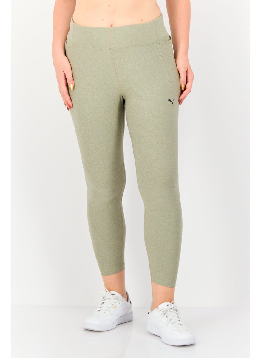 PUMA Women Sportswear Fit Pull On Training Leggings, Olive  - Image 1