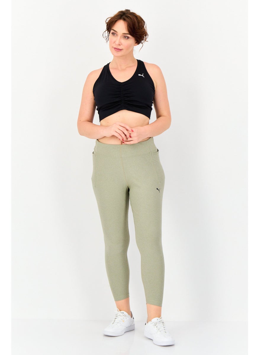 PUMA Women Sportswear Fit Pull On Training Leggings, Olive  - Image 4