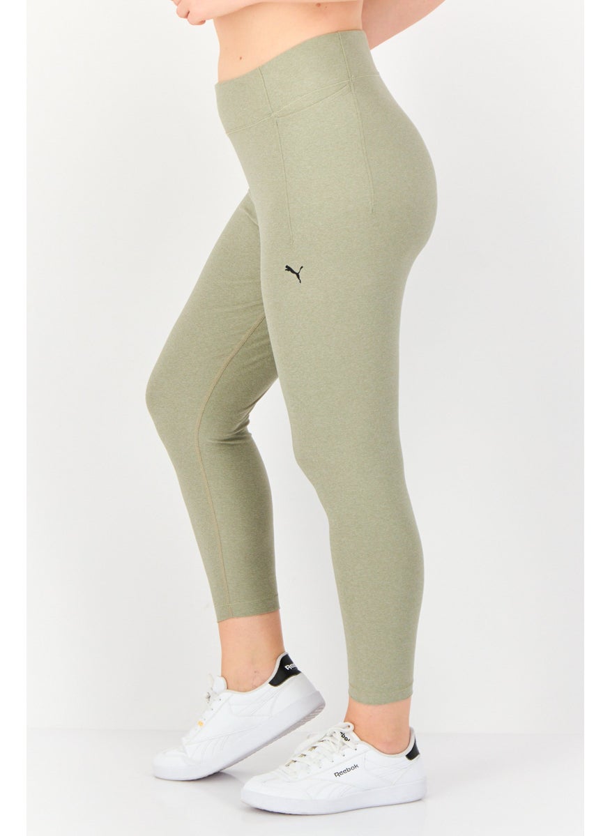 PUMA Women Sportswear Fit Pull On Training Leggings, Olive  - Image 3