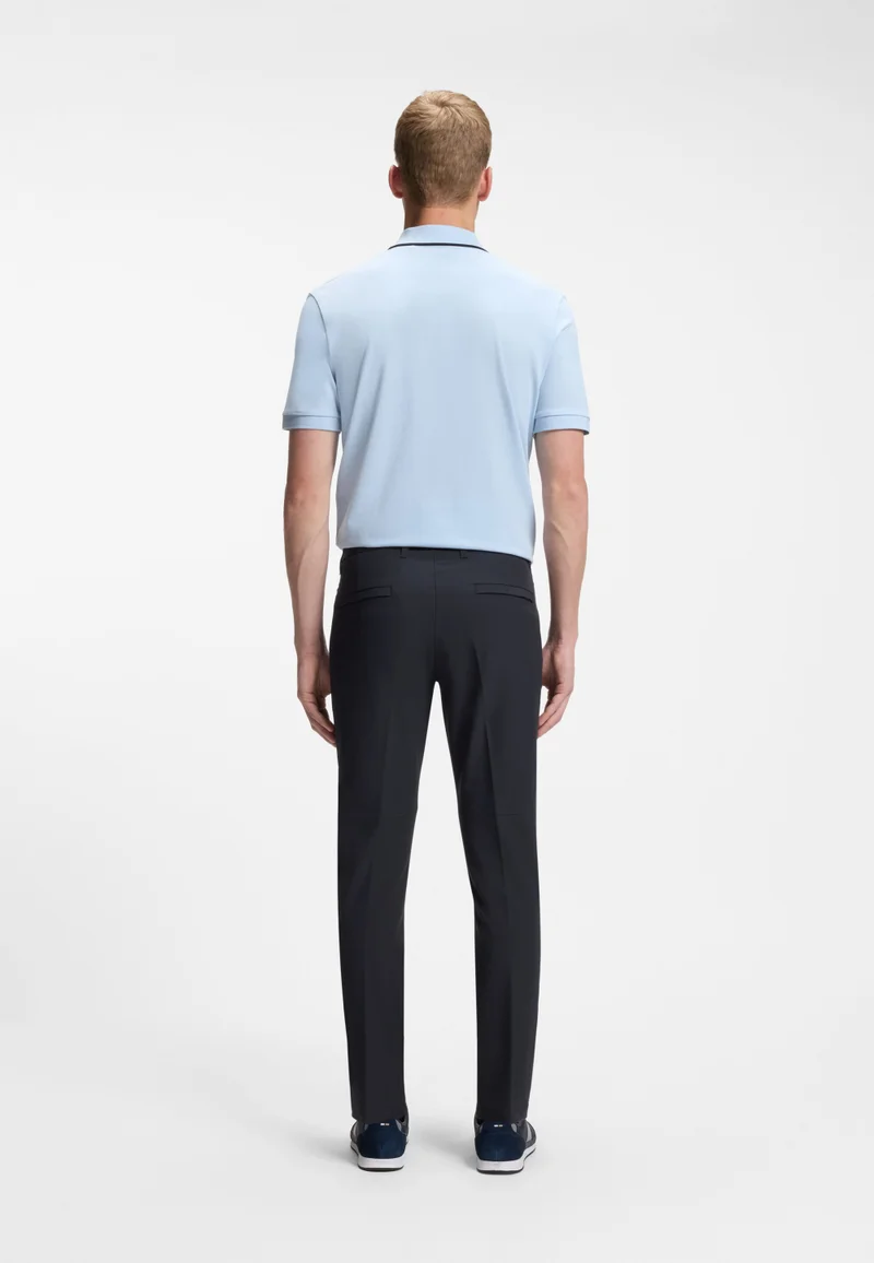 BOSS Slim-fit trousers in water-repellent stretch fabric