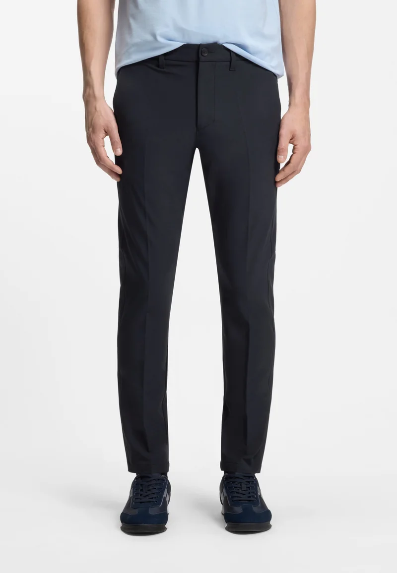 BOSS Slim-fit trousers in water-repellent stretch fabric