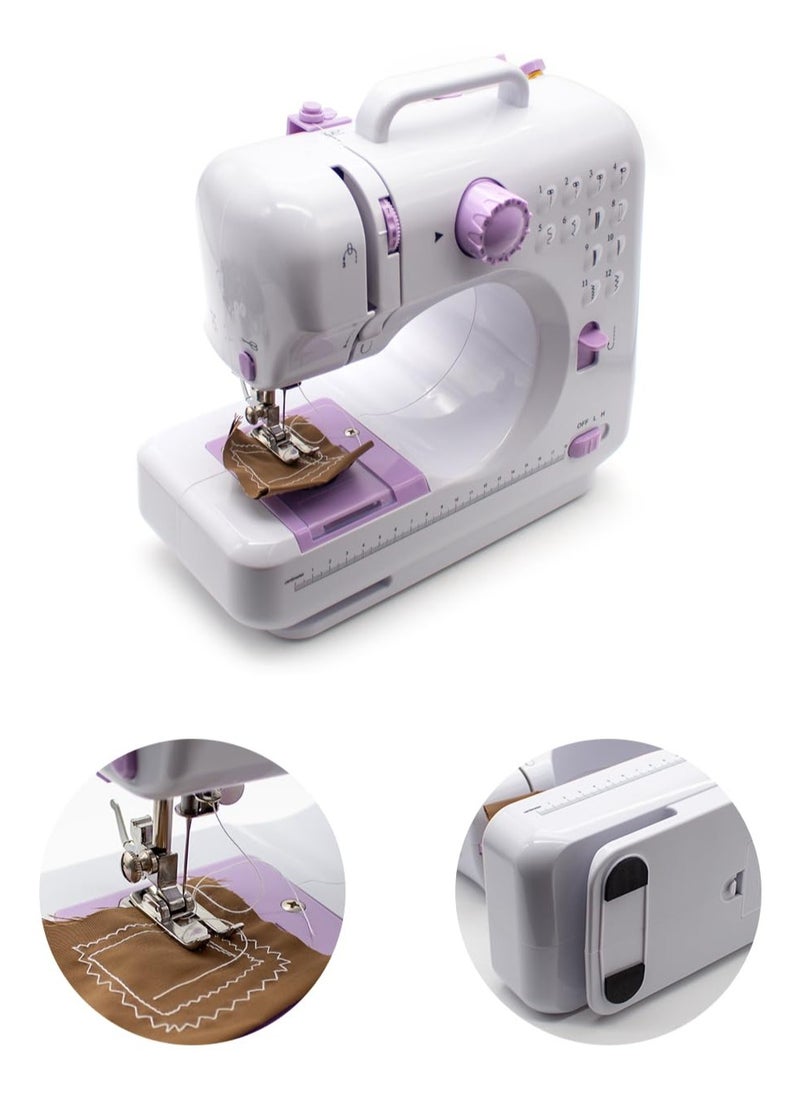 NBB GLOBAL TRADERS - Household Sewing Machine – 505 Upgrade Small Electric Mini Lockstitch Sewing Machine with Multifunction Features - Image 1