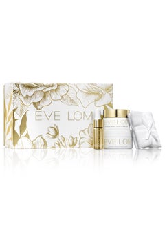 Eve Lom EVE LOM Radiant Renewal Ritual Set | includes 50ml Cleanser, Muslin Cleansing Cloth, 9.5ml Radiance Repair Retinol Serum, 30ml Moisture Cream, 4 piece holiday set 