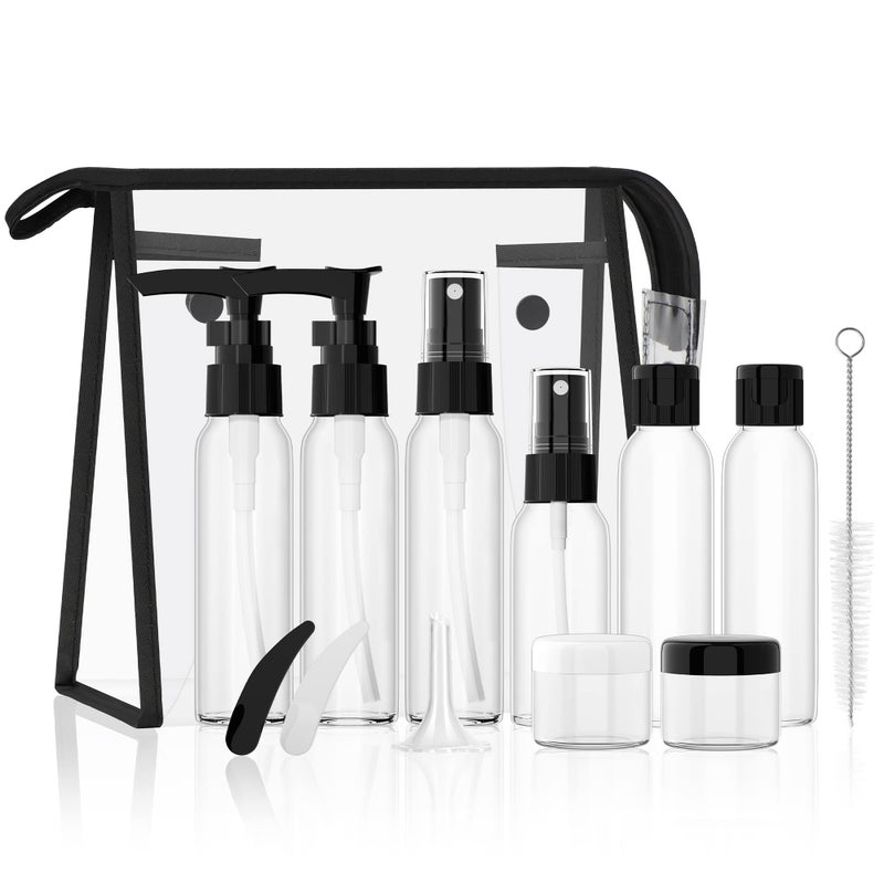 Morfone Travel Bottles kit, TSA Approved Travel Size Containers for Toiletries Leak Proof Refillable Liquid Travel Accessories with Toiletry Bag for Cosmetic Shampoo Conditioner Lotion - Image 1