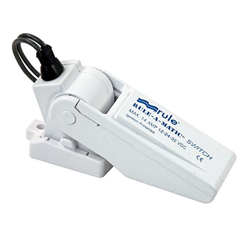 Rule 35FA Marine Rule-A-Matic Switch with Fuse Holder (Mercury Free), White - Image 2
