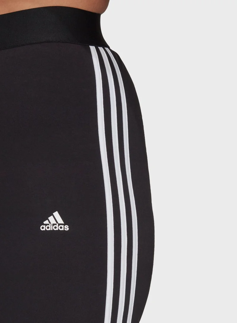 adidas بنطال ليقنز بخطوط الماركة