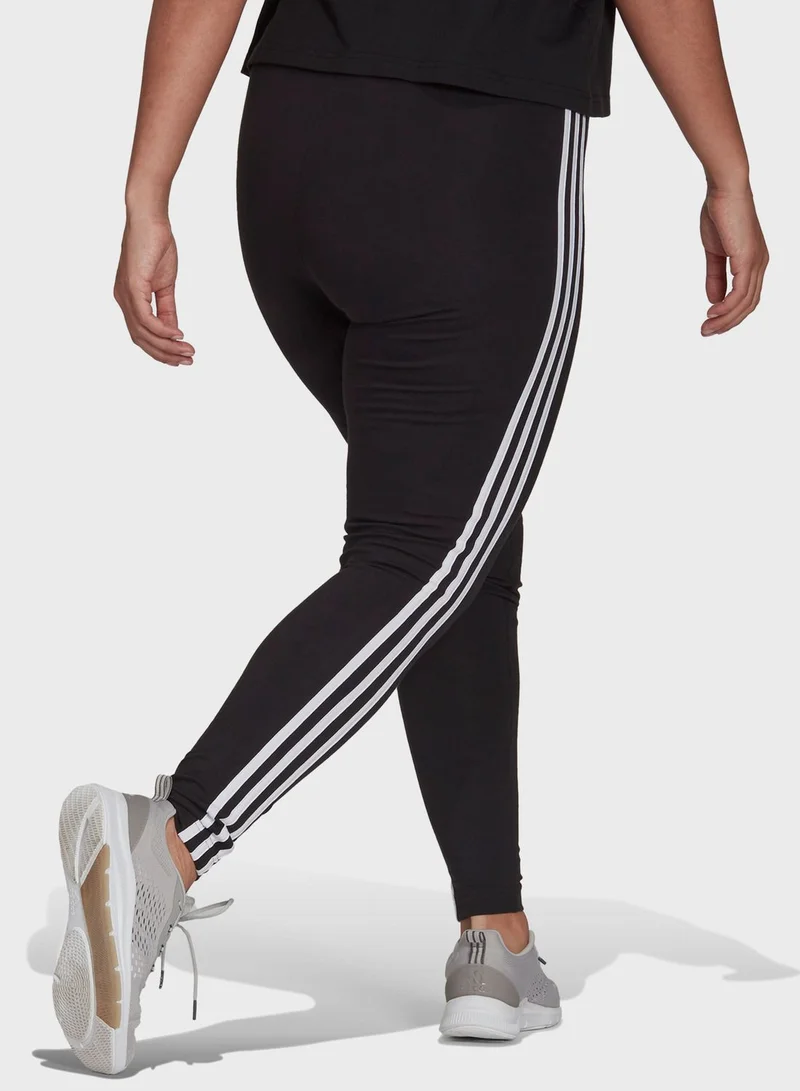 adidas بنطال ليقنز بخطوط الماركة