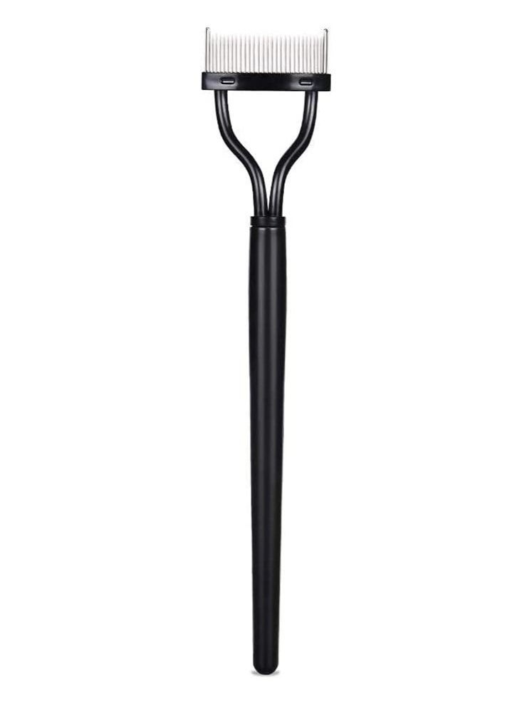BELLSBERRY - Eyelash Comb Eyelashes Separator Curler Eyelash Lash Comb Mascara Applicator with Cover - Image 1