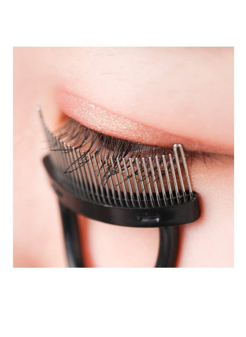 BELLSBERRY - Eyelash Comb Eyelashes Separator Curler Eyelash Lash Comb Mascara Applicator with Cover - Image 1