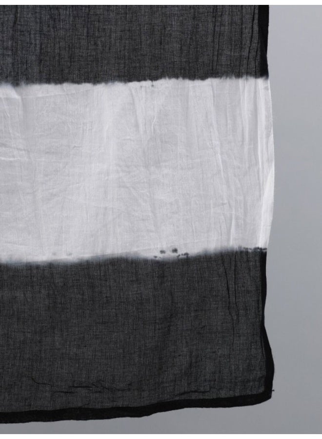 أيه كيه إس طقم ليجها تشولي أبيض مصبوغ بالربط مع دوباتا - Image 4