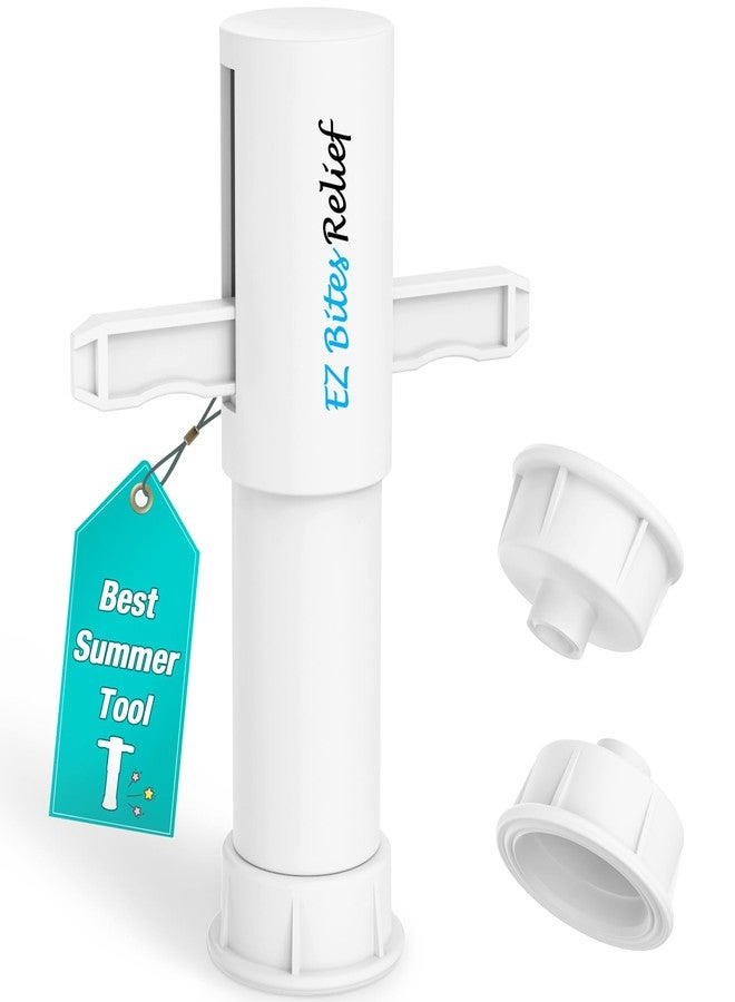 Trobing Bug Bite Suction Tool - Venom Extractor & Bee Bite Sucker Tool for Sting, Wasp & Spider Bites - Natural Itch Relief Chemical Free, Outdoor Tool for Camping Hiking, Kids & Adults (White-1 Pack - Image 1