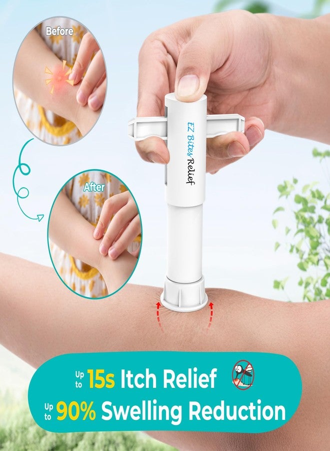 Trobing Bug Bite Suction Tool - Venom Extractor & Bee Bite Sucker Tool for Sting, Wasp & Spider Bites - Natural Itch Relief Chemical Free, Outdoor Tool for Camping Hiking, Kids & Adults (White-1 Pack - Image 2