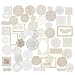 CATaireen Vintage Junk Journal Ephemera Scrapbooking Supplies Translucent Vellum Paper Stickers Card Making Decal Art Aesthetic for Adults Ephemera Lace 1 - Image 2