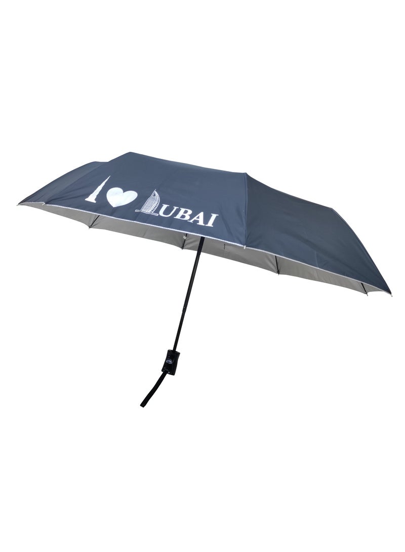 Hello Black I Love Dubai Logo Umbrella - Image 3