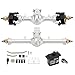 MEUS RACING 5mm ISO V2 SCX24 Axles with 3Section CVD with Servo and Servo Horns for Axial 124 SCX24 RC Crawler Silver - Image 2