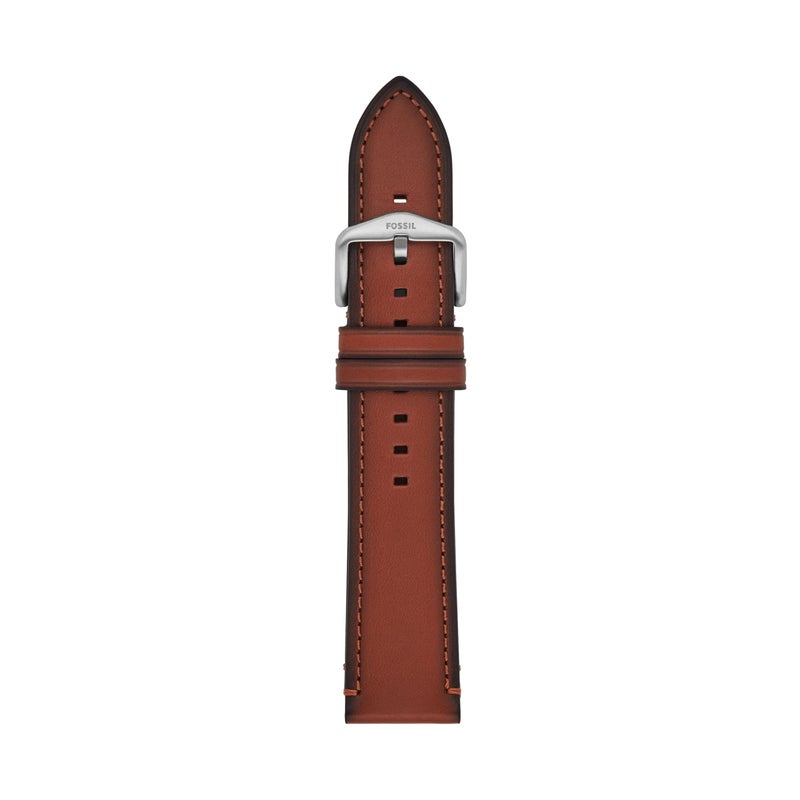 Fossil Mens 22mm Amber LiteHide Leather Watch Band - Image 2