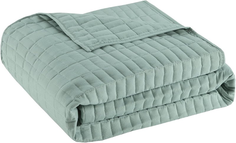 كومفورت سبيسيس غطاء سرير نهار Comfort Spaces - خياطة مزدوجة الجوانب فاخرة، فراش مريح لجميع الفصول مع تنورة سرير، وأغطية وسائد مطابقة، كيينا زبد البحر 75×39 بوصة، 5 قطع - Image 4