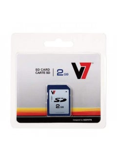 V7 VASD2GR-1N 2GB Secure Digital SD Card - Store / transportphotos, video and data