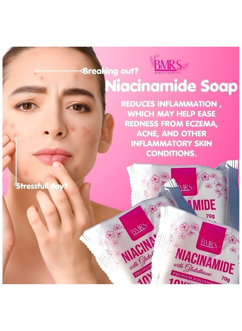 BMRS Niacinamide with Glutathione Soap 70g - Image 5
