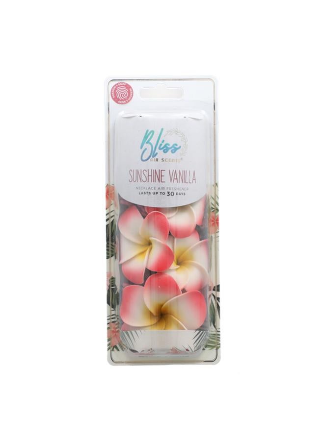 Scents Sunshine Vanilla Scented Necklace Air Freshener Multicolor BL5442