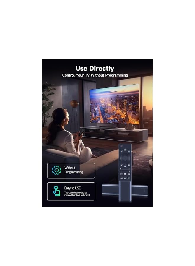 The Bros جهاز تحكم عن بعد عالمي جديد لتلفاز سامسونج سمارت 4K QLED LED NEO UHD المنحني، مع أزرار نتفليكس وبرايم فيديو - Image 3