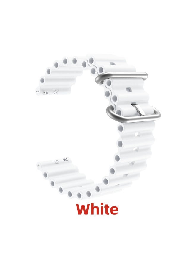 Suitable For Huawei GT/GT2/GT3 Apple Ocean Strap Silicone Luminous Strap 12/16/18/20/22 Millio 