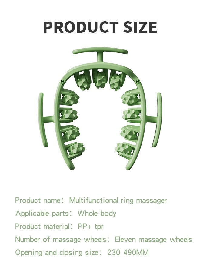 GROIC Muscle Roller, Trigger Point Muscle Roller for Calves, Leg, Arms,Cellulite Massager,Roller Deep Massage Tool for Relieve Muscle Soreness, Stiffness and Tight Muscles - Image 2
