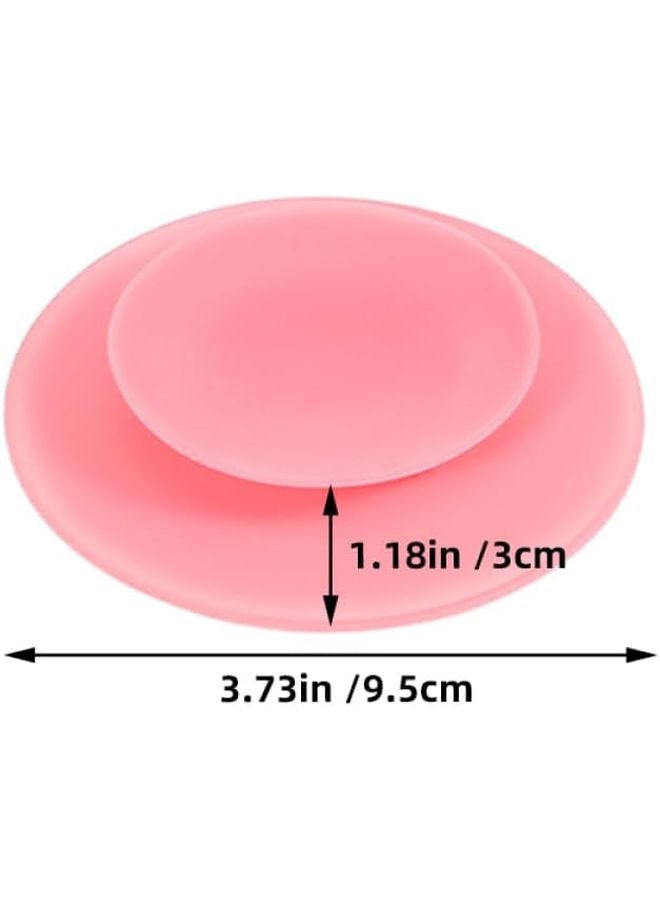 6Pcs Double Sided Silicone Suction Pads Non Slip Utensil Rest for Bowls and Plates - Image 3